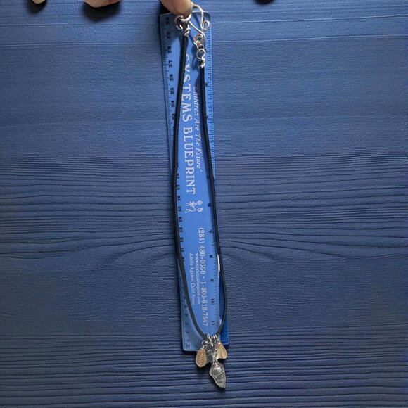 Artisan Woodland Acorn Silver & Gold Leaf Nature Pendant Necklace - Picture 6 of 11